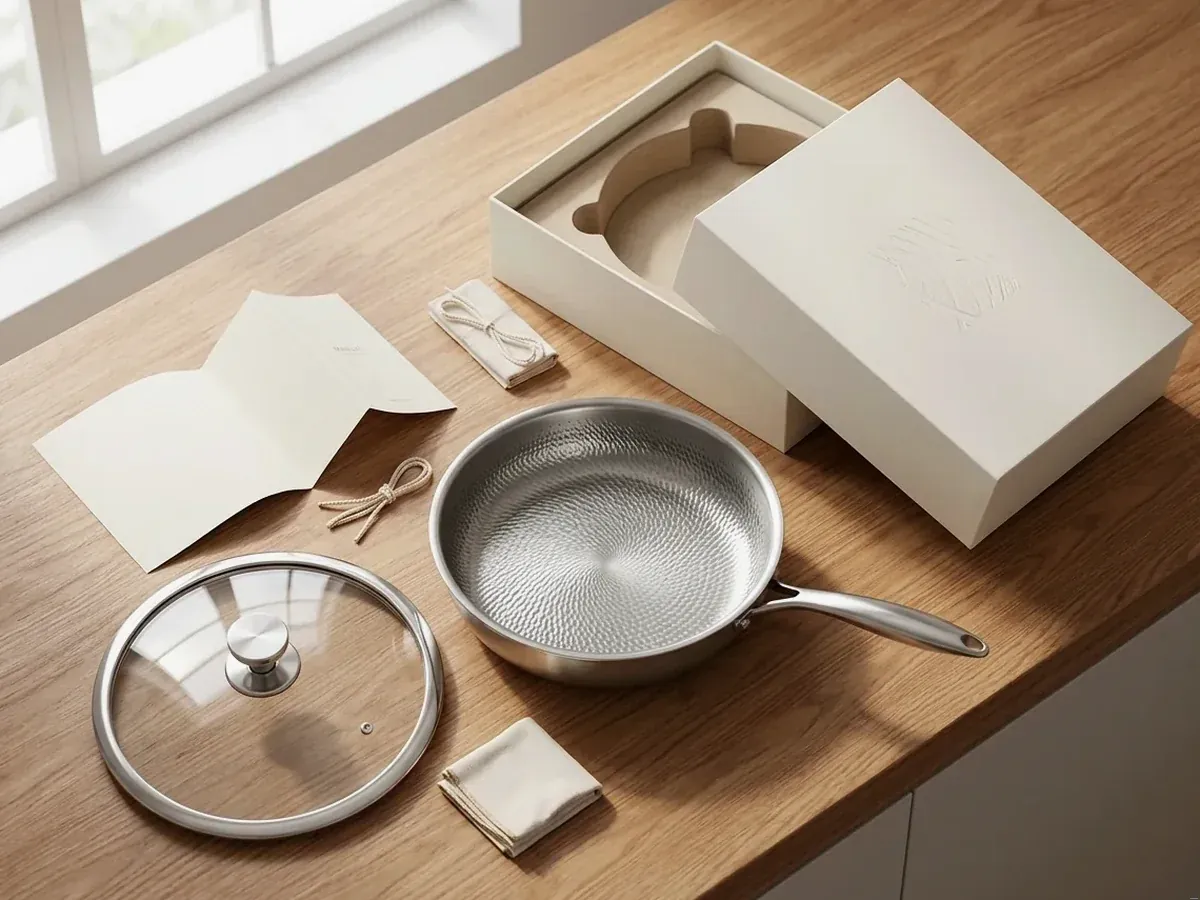 Unboxing the Joyhnny 11-Inch Pure Titanium Skillet and tempered glass lid